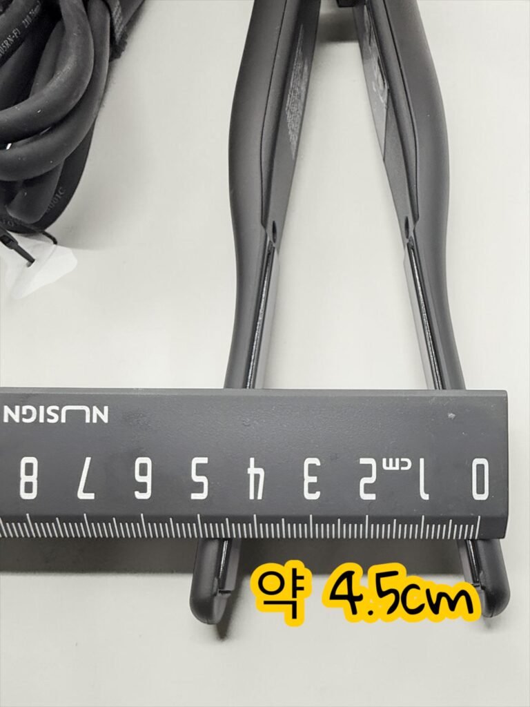 HUBRON 슬림 고데기 본체 넓은 부분 약 4.5cm 실측