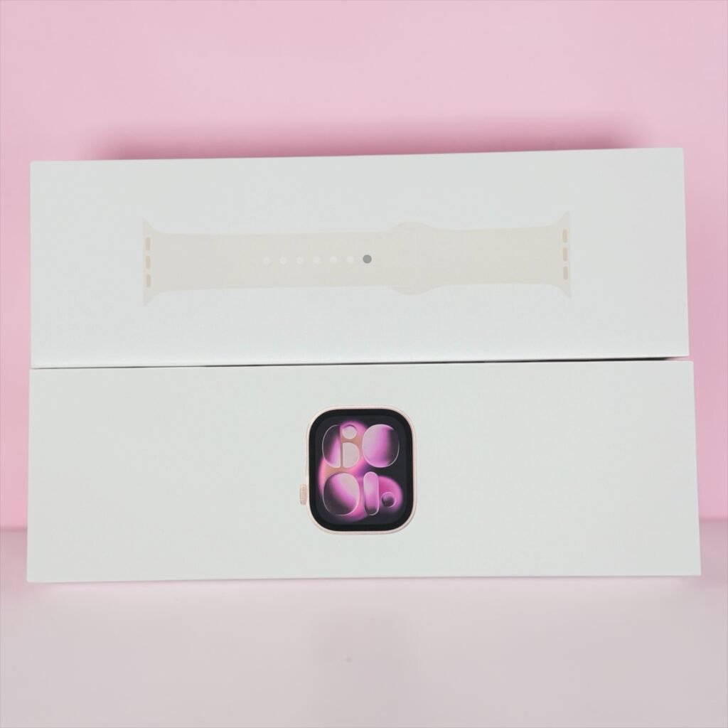 Apple Watch Series 11 로즈 골드 42mm 패키지