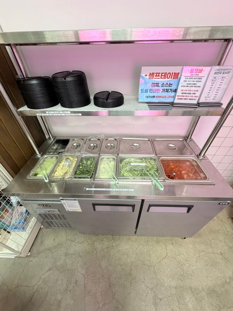 에제르파크에서 바베큐 식사를 준비하며 확인한 현장 모습